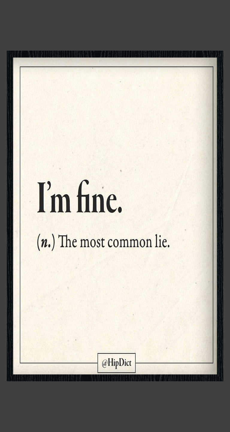 I'm fine